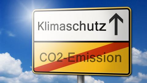Klimaschutz-Schild Klimaschutz-Schild