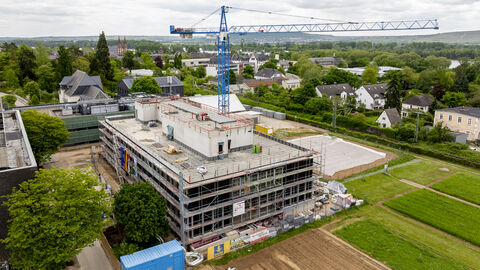 GTZ Luftaufnahme des Neubaus des GTZ