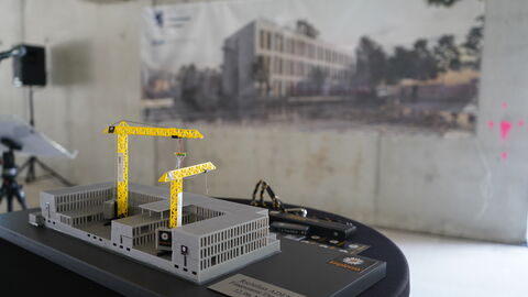 3D-Modell des Finanzamts Dieburg.