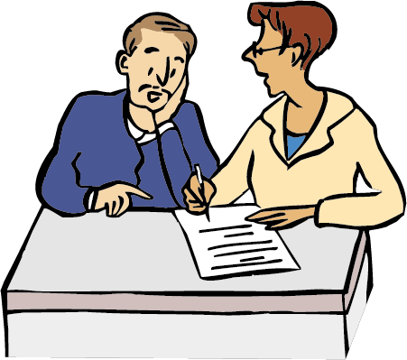 Dieser Mann hat eine gesetzliche Betreuerin vom Amt bekommen. Sie unterstützt ihn und darf über sein Geld und andere Sachen bestimmen. Das Gericht passt dabei auf.